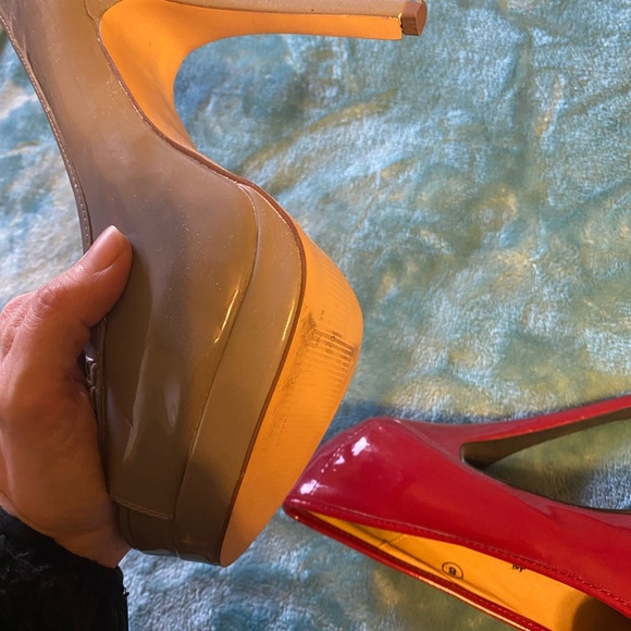 High heeled shoes, platform very high, never worn - Picture 2 of 2